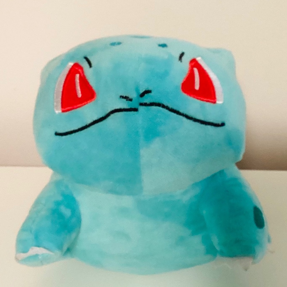 Pokemon Stuffed Plush Blue Green Soft Small Bulbasaur Toy Animal Character